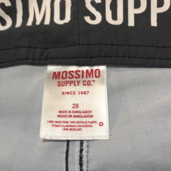 Mossimo Men’s Black Swim Shorts Size 28 - Picture 6 of 8